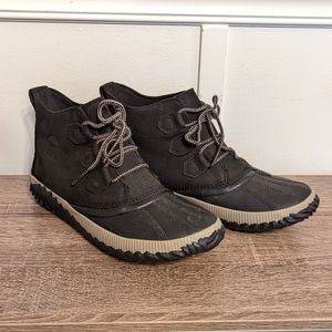 Sorel Duck Boots Out and About